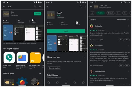 アプリのタブは次のようになります。