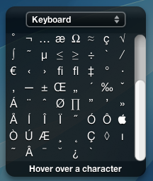 CharacterPal: Conoce como utilizar cualquier símbolo, desde Dashboard