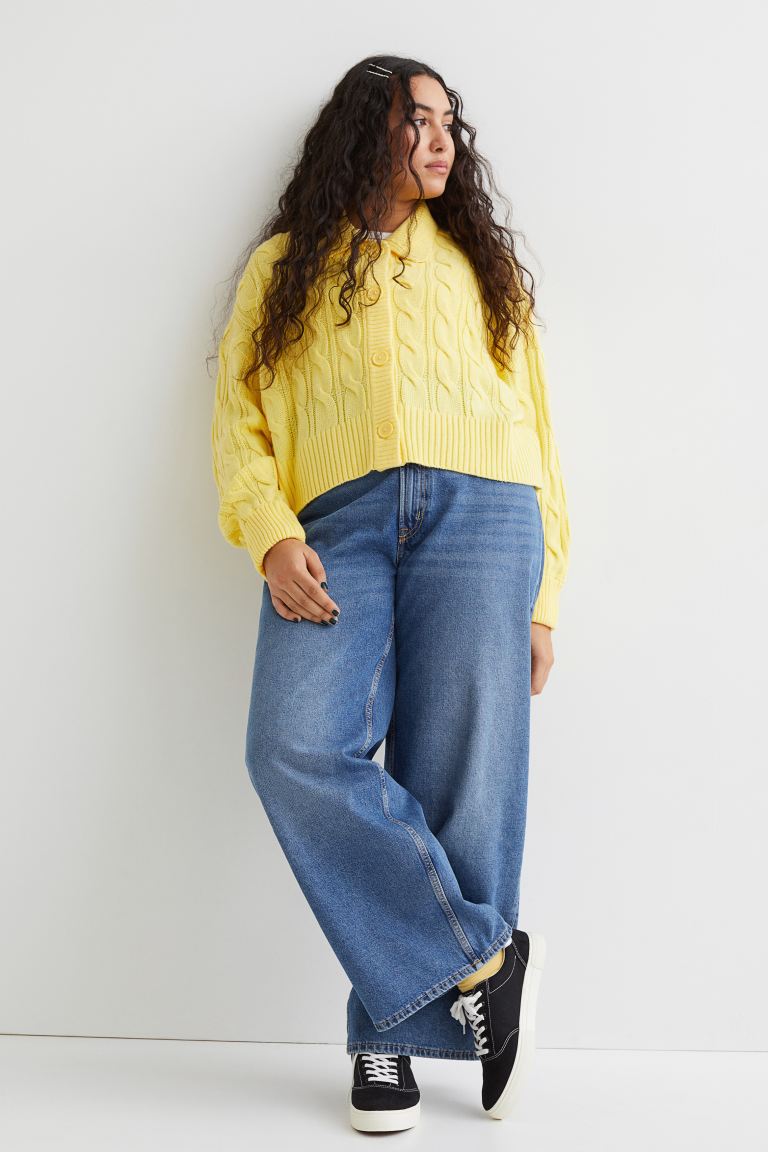 Cárdigan amarillo