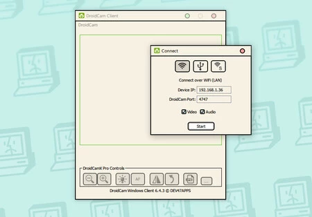Droidcam Windows Conectar
