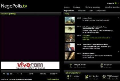 Negópolis, una televisión en internet para emprendedores e inversores