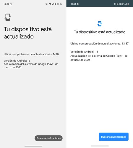 Actualizaciones Google Play