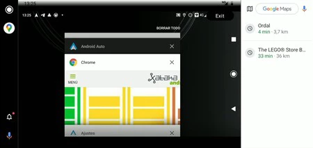 最後に開いた電話アプリが車の画面に反映される