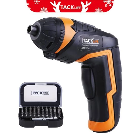 Cupón de 8 euros de descuento en el taladro y atornillador inalámbrico Tacklife SDP50DC: ahora cuesta 18,99 euros en Amazon