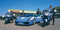 El Lamborghini Gallardo de la policía italiana en acción