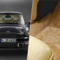 Hubo un momento en la que los Mini quisieron ser tan lujosos como los Rolls-Royce, así que le copiaron las alfombrillas