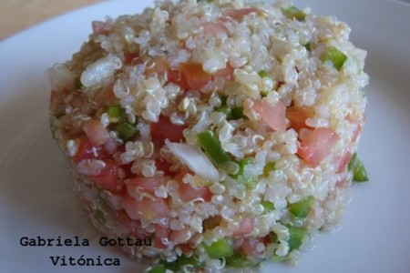 Ensalada de quinoa. Receta saludable