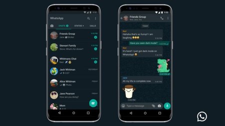 WhatsApp habilita el modo oscuro para todos los usuarios en su última actualización