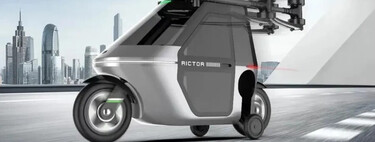 Una moto que se convierte en dron. Es el ciclomotor más caro del mundo, pero podrás rodar y volar con él en unos meses 