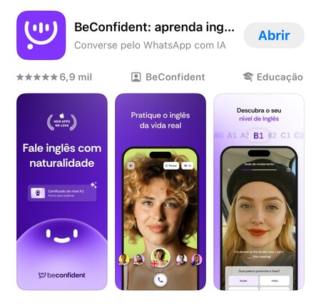 Print do aplicativo no IOS.