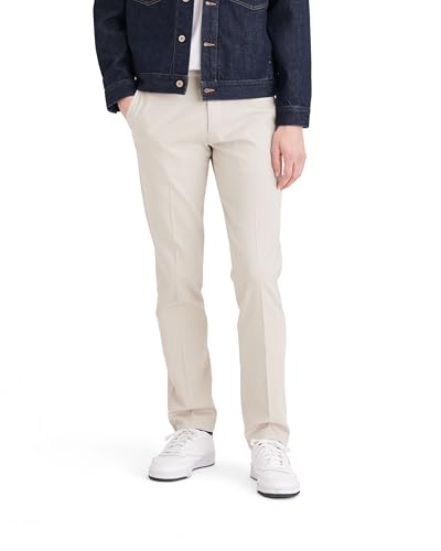 Dockers Easy Khaki Slim Fit, Pantalones Informales, Hombre, Beige, 30W / 30L