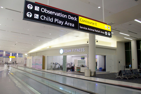 Gimnasios en el aeropuerto o cómo mantenerse en forma mientras esperas un vuelo