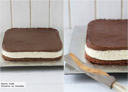 Pastel de mousse de leche condensada. Receta con Thermomix