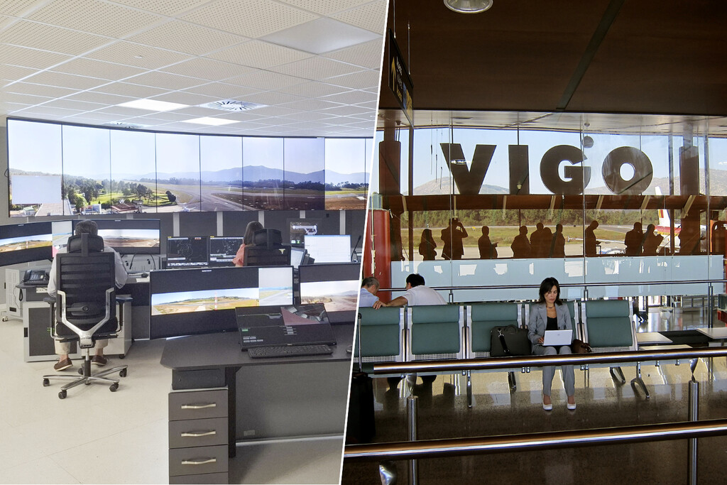 El aeropuerto de Vigo ha estrenado una torre digital “a la vanguardia de la eficiencia”. Ha durado cuatro días 