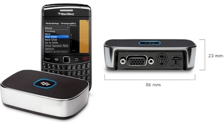 Realiza tus presentaciones directamente desde tu BlackBerry