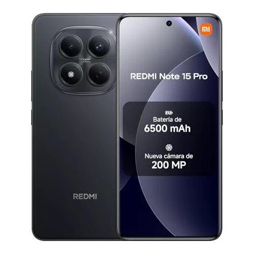 XIAOMI REDMI Note 15 Pro - Smartphone de 8+256GB, Pantalla AMOLED FHD+ de 6,77"