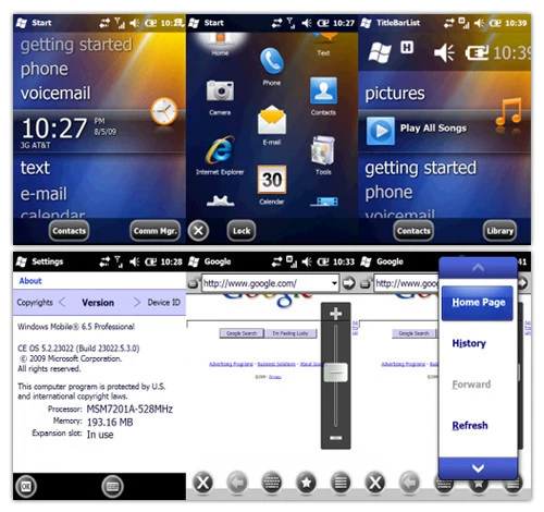 Windows Mobile 6.5 versión 23022, novedades en vídeo