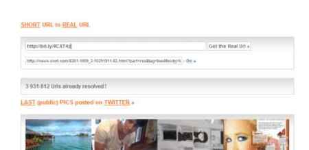 Real URL, averigua la web que está detrás de una URL abreviada