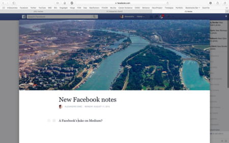 Facebook también quiere ser tu blog, y rediseñará Notas para competir con Medium