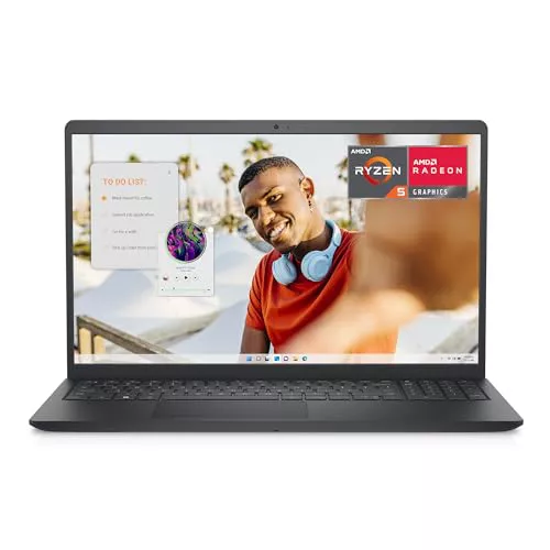 Dell Inspiron 15 3535 Ordenador Portátil de 15.6" FHD (1920 x 1080), AMD Ryzen 5 7520U, AMD Radeon gráfica, 8GB RAM, 512 GB SSD, Windows 11 Home, Teclado QWERTY Español, Negro