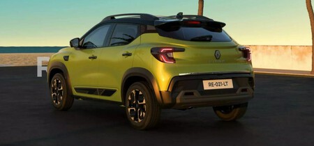 Na traseira, semelhanças com o Captur para o Kiger