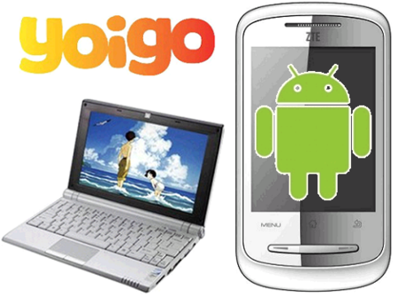 Yoigo lanzará un netbook con SIM integrada y un móvil con Android