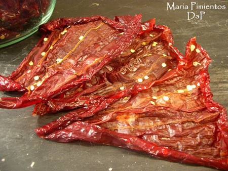 Cómo secar pimientos. Receta