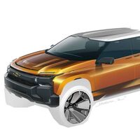 Este boceto nos revela el aspecto que podría tener la nueva Chevrolet Cheyenne eléctrica