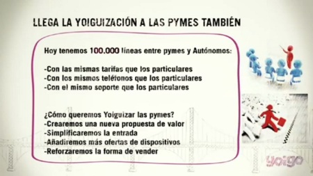 Yoigo prepara ofertas especificas para pymes y autónomos y una nueva tarifa de datos para roaming europeo