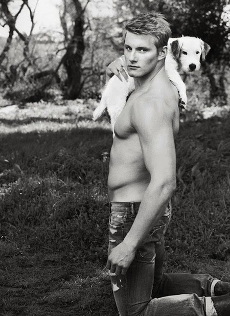 Los de Abercrombie estaban tardando en meter a Alexander Ludwig entre sus filas...