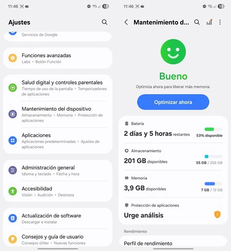 Mantenimiento del dispositivo