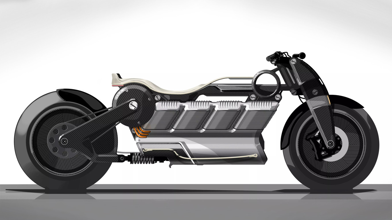 Curtiss Hera: Una moto eléctrica descomunal en configuración V8 con 170 CV y 393 Nm de par motor