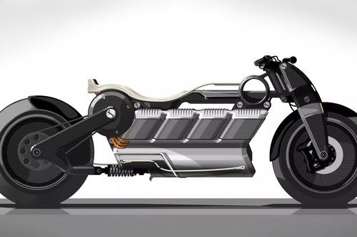 Curtiss Hera: Una moto eléctrica descomunal en configuración V8 con 170 CV y 393 Nm de par motor