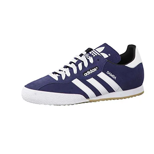 Adidas Samba Super Suede Zapatillas, Hombre, Azul (Navy/Running White Footwear), 44 2/3 EU (10 UK)