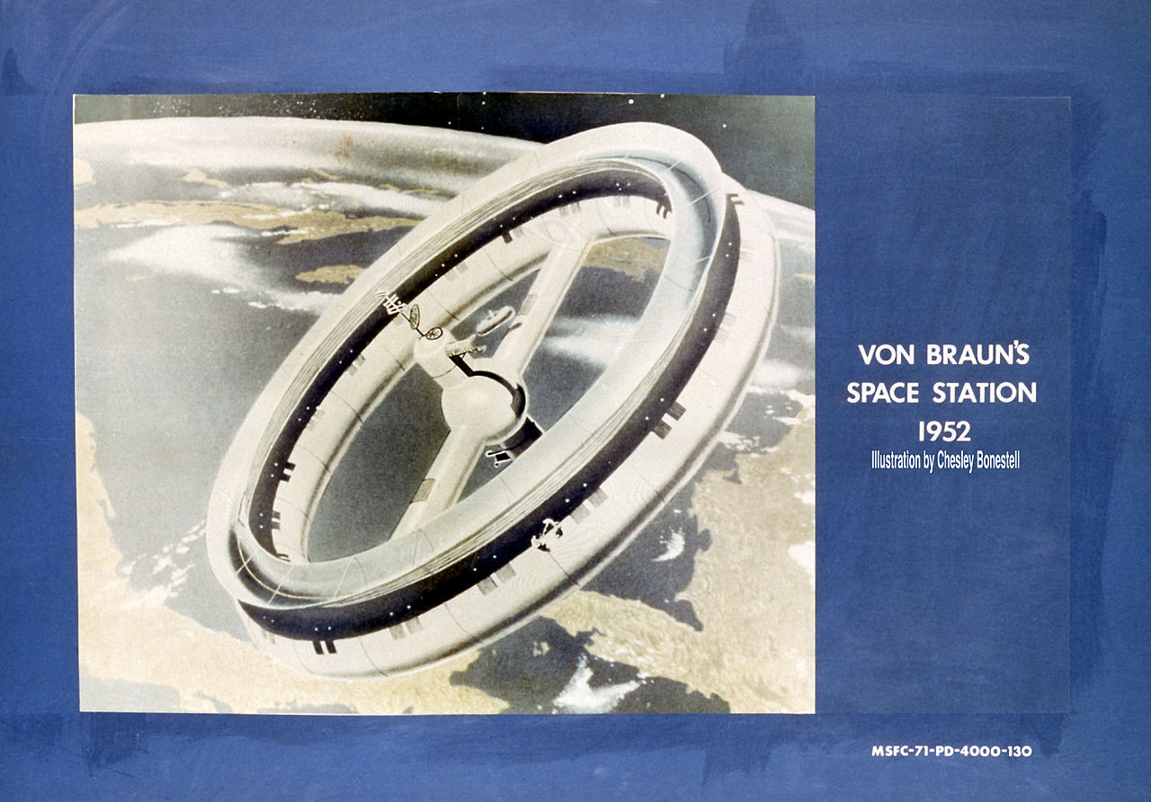 Von Braun 1952 Space Station Concept 9132079 Original