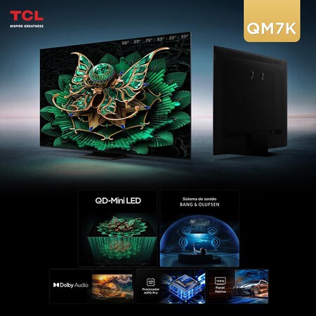 Smart TV TCL QD-Mini LED 55 pulgadas