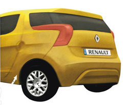 Renault Twingo ZE Clay Model