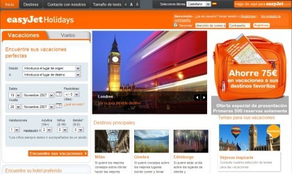 easyJet Holidays: nuevo servicio de easyJet