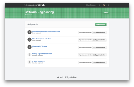 Classroom for Github, ayudando a los profesores a gestionar los ejercicios de sus clases