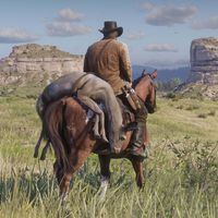 Este jugador de Red Dead Redemption 2 ha comenzado su novena partida y acaba de descubrir una nueva forma de viajar por el Salvaje Oeste 