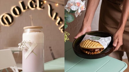 Bebidas con flores de Dolce Vita