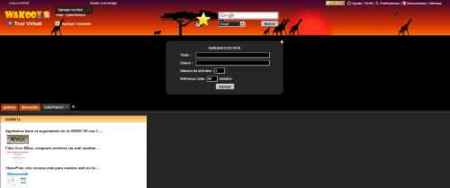 Wakooz, sencilla y simple página de inicio
