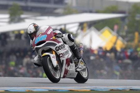 Elena Rosell durante el GP de Le Mans en 2012