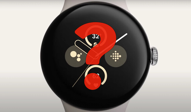 Misterioso Reloj Google