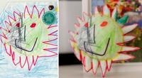 Crayon Creatures, convierte los dibujos de tus hijos en una escultura