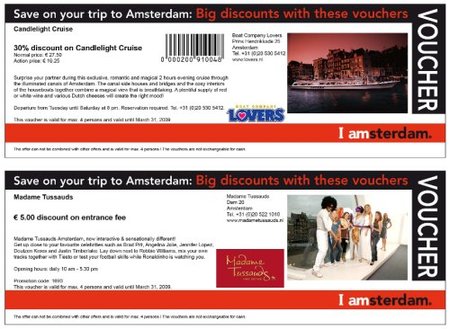 Imprime tus ofertas especiales para Ámsterdam