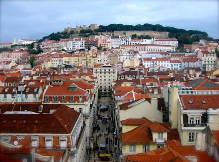 vistas desde el elevador