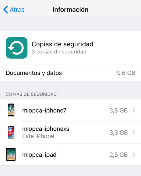 Copias Icloud