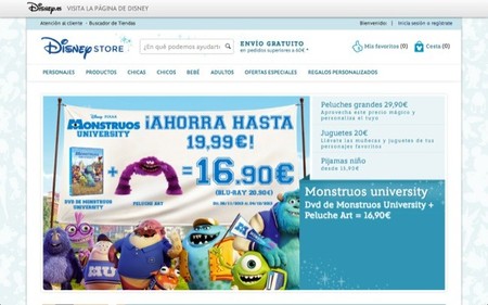 Ya se puede comprar en España por Internet en Disney Store