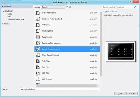 Programar aplicaciones para Windows 8: contratos